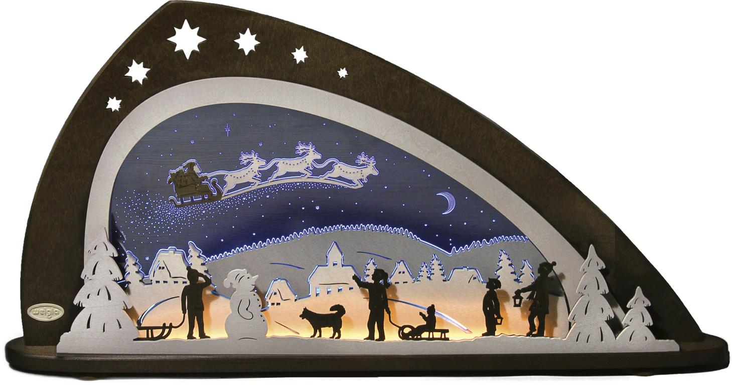 Schwibbogen LED Santa Claus 66,0 x 33,8 x 6,0 cm