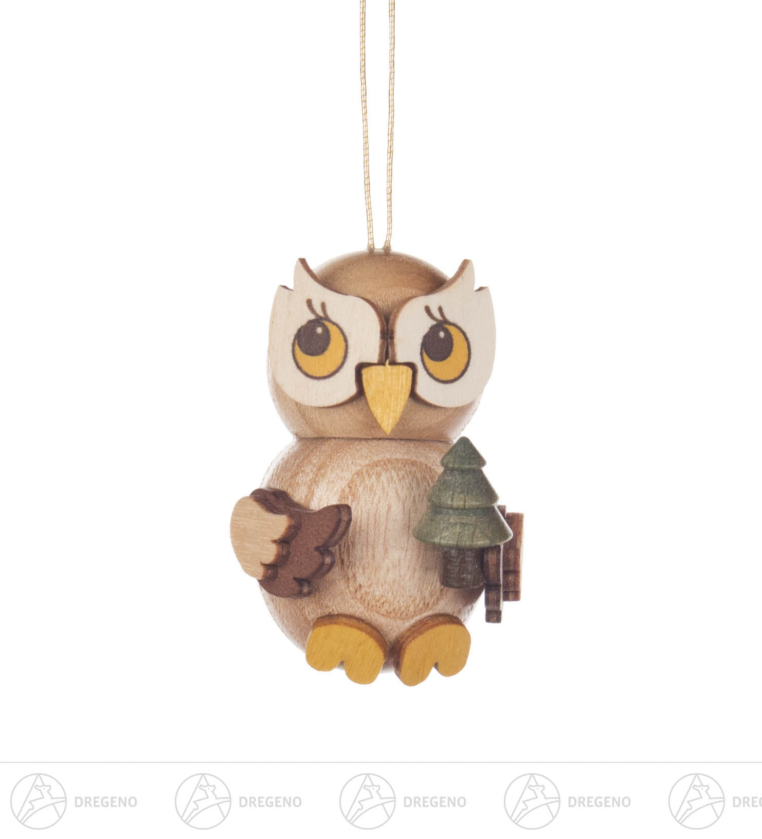 Behang Eulenkind mit Baum 4cm