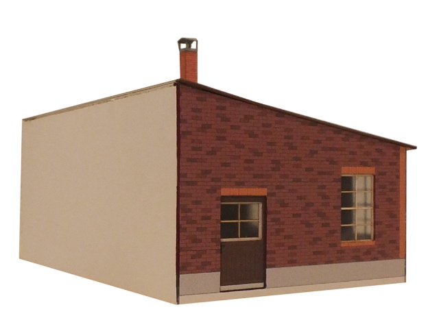 03-14-7-TT - Sächs. Einheitsbau  Werkstattanbau Pultdach