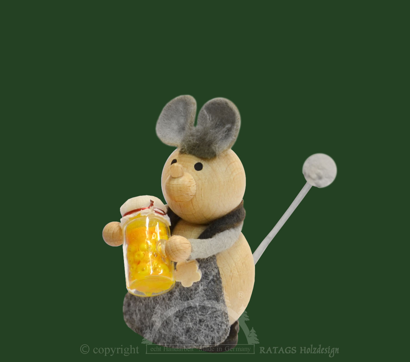 Mäuschen mit Einweckglas
