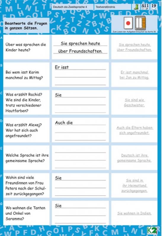 Max Lernkartenset Deutsch als Zweitsprache 4