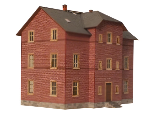 03-06-N - Sächsischer Einheitsbau  Eisenbahnerwohnhaus 2,5 Kli