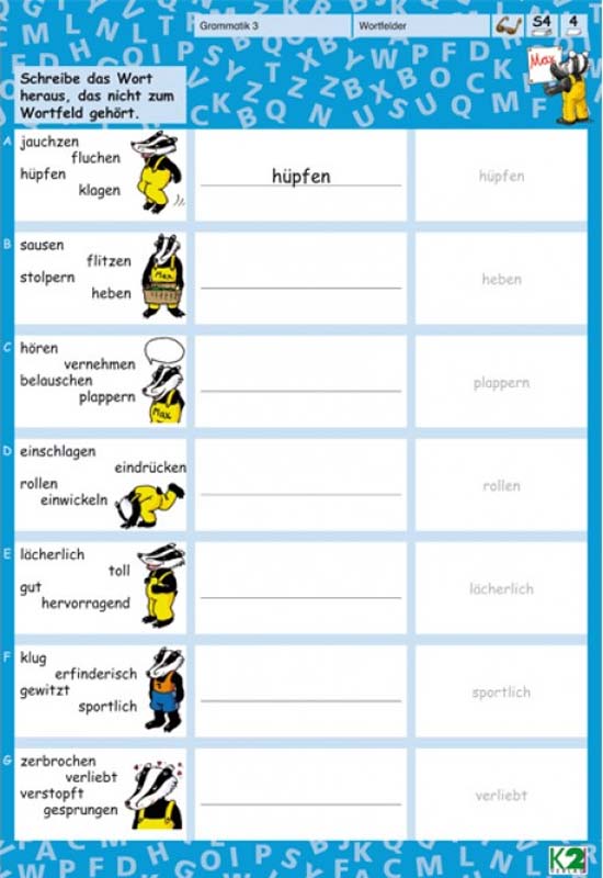 Max Lernkartenset Grammatik 3