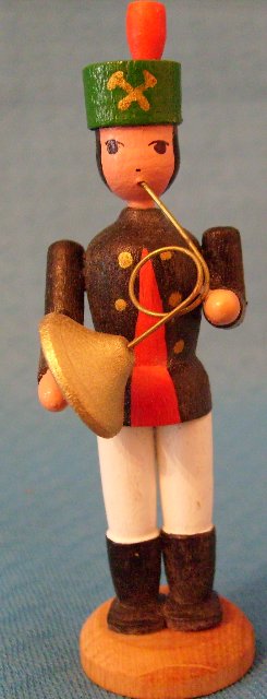 Bergmann mit Waldhorn- noch 1 Stück