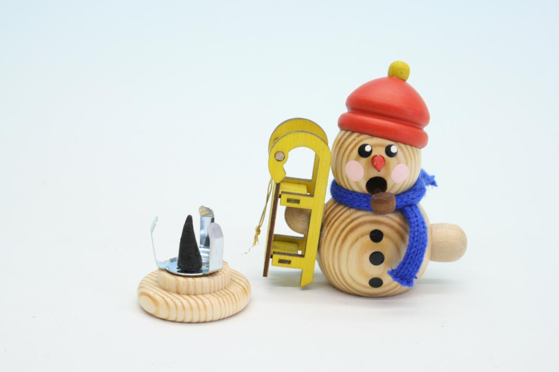 SM  mit Schlitten natur 8cm