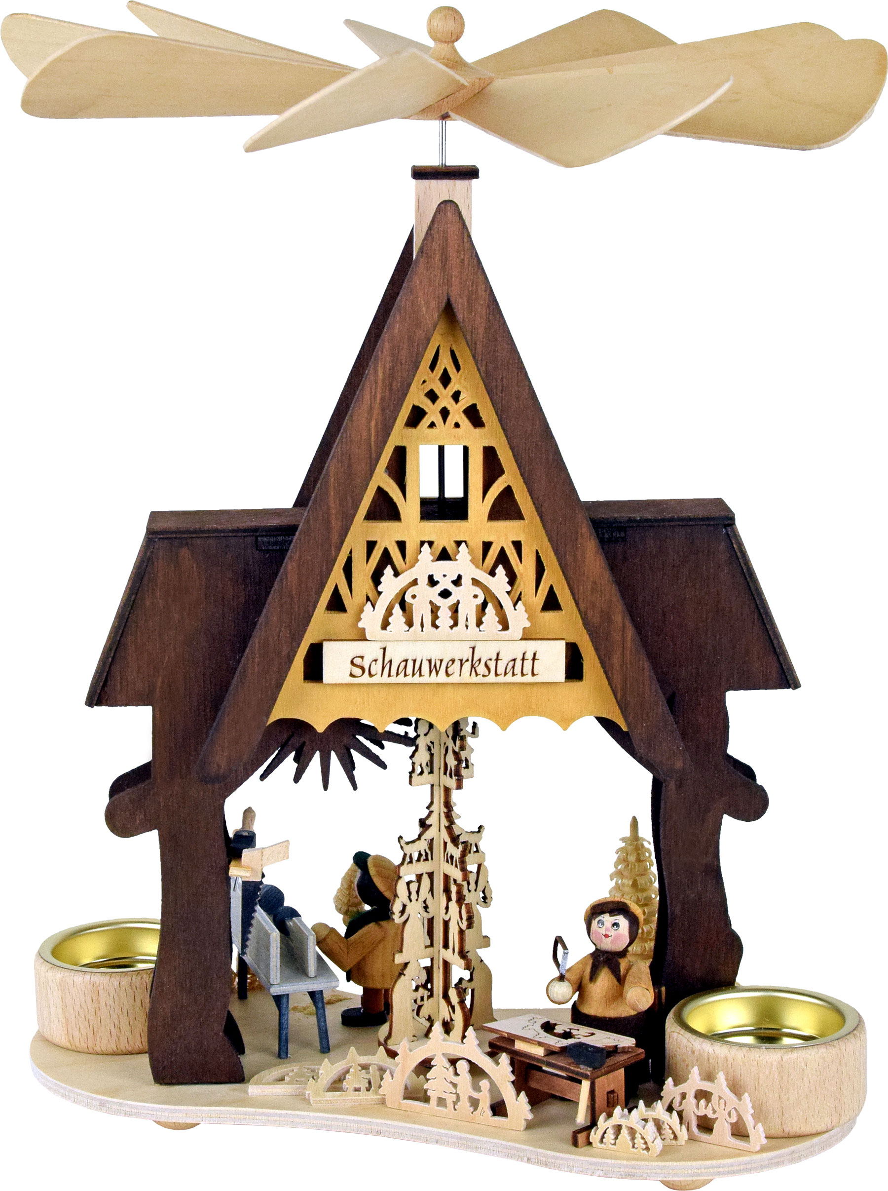 Hauspyramide, Fachwerkhaus, Schauwerkstatt