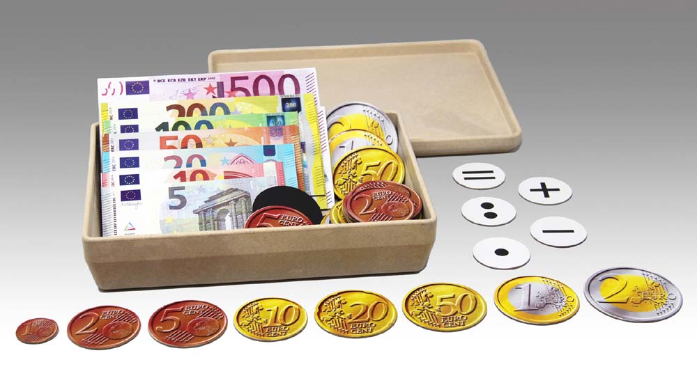 Euro Rechengeld für die Tafel