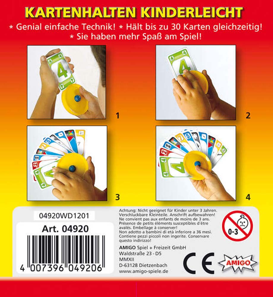 Kartenhalter, gelb