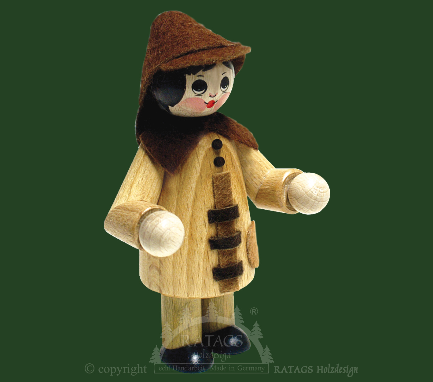 Figur groß, Mann mit Hut