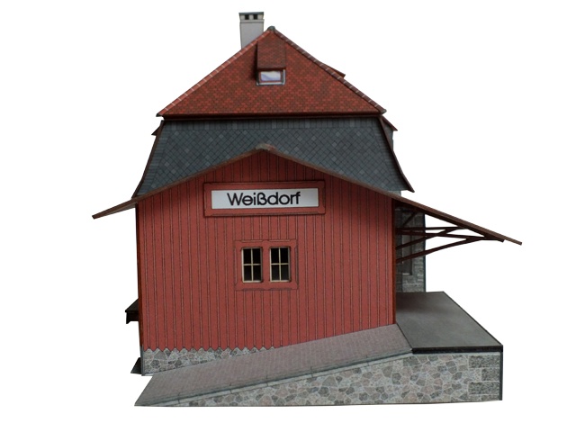 02-30-3-0-H0 - Bahnhof Weißdorf