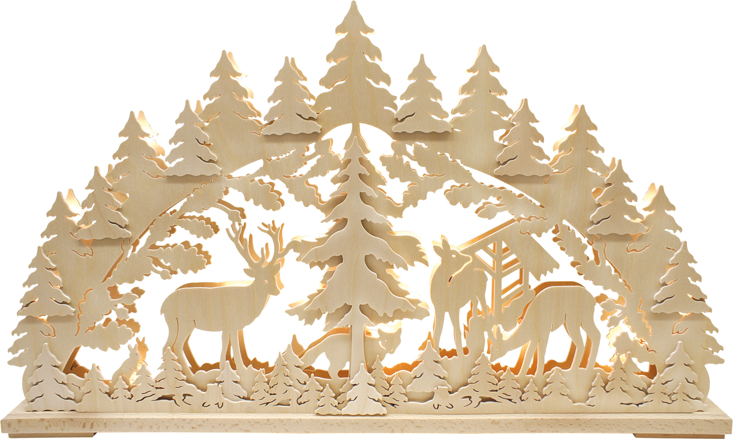 Doppelschwibbogen groß, Waldtiere