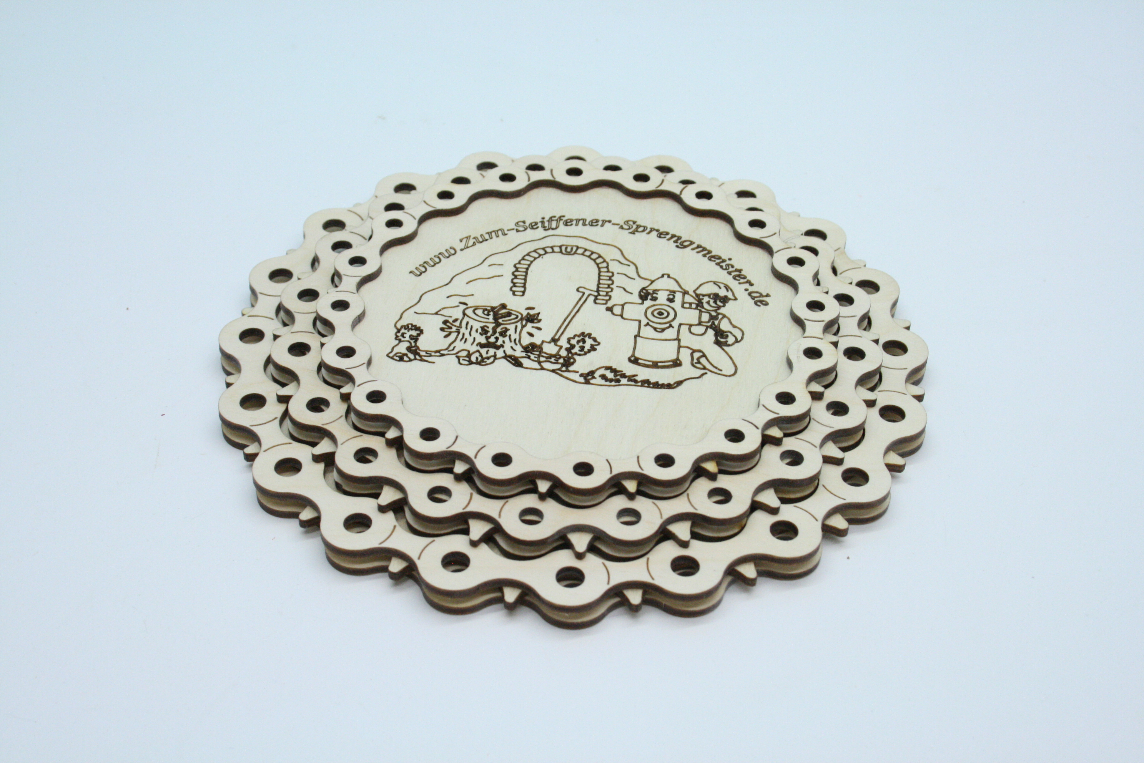 Topfuntersetzer ab 15cm Kettenritzel