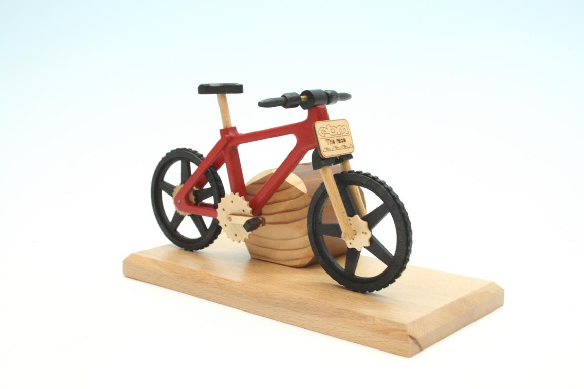 Raeucherfahrrad rot EBM  Edition 22 x9 x14 cm