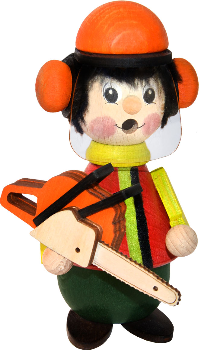 Kurzlatscher, Baumfäller Räuchermännchen