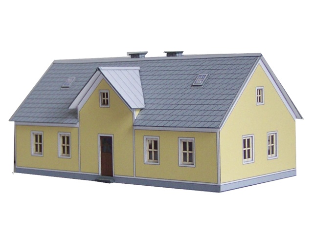112-05-1 - 1-geschossiges Wohnhaus mit gelben Putz