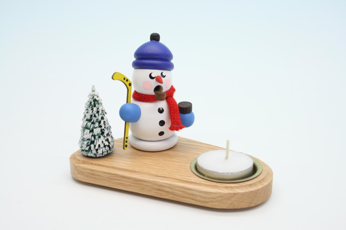 SM Hockeyspieler mit Mütze weiß 10cm