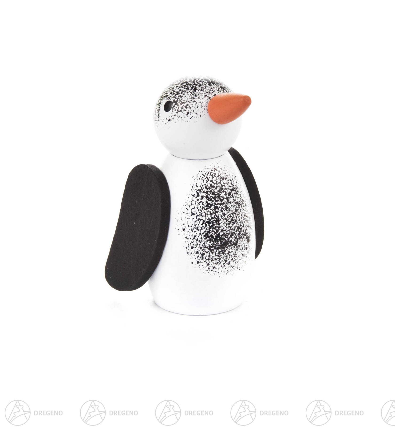 Stimmungsvogel weiß/schwarz 5cm