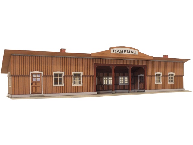 02-16-3-1-H0 - Bahnhof Rabenau - Empfangsgebäude