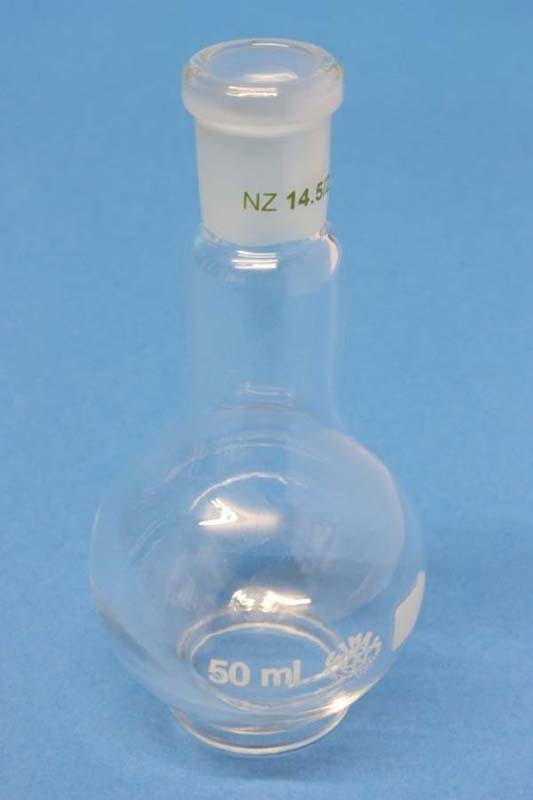 Rundkolben aus Borosilikatglas mit NS