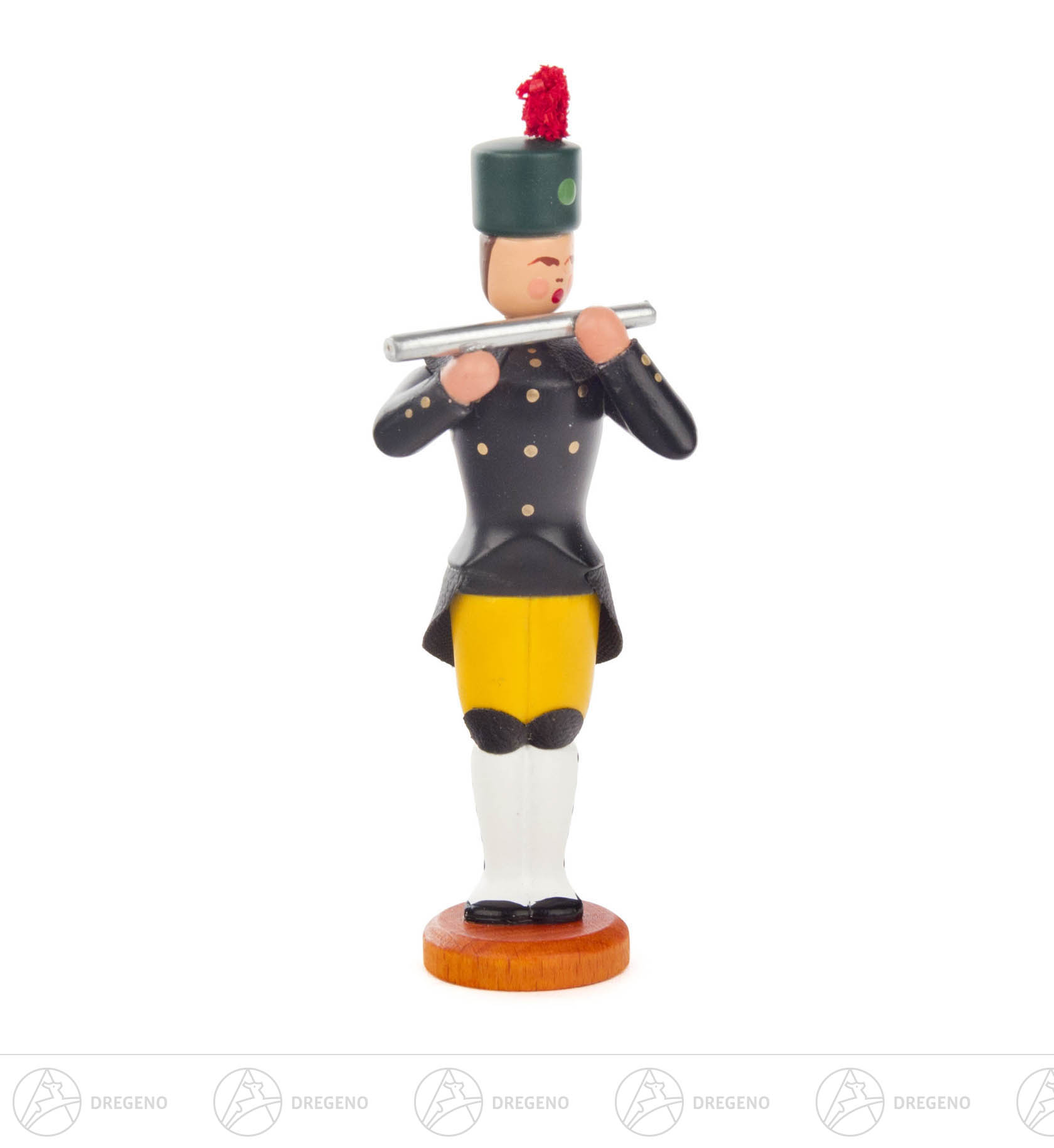 Bergmann mit Querflöte 10cm