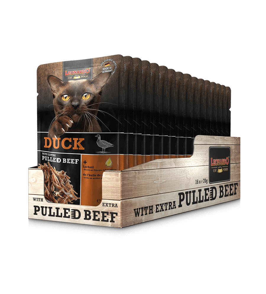 Leonardo Duck + extra pulled Beef  70g