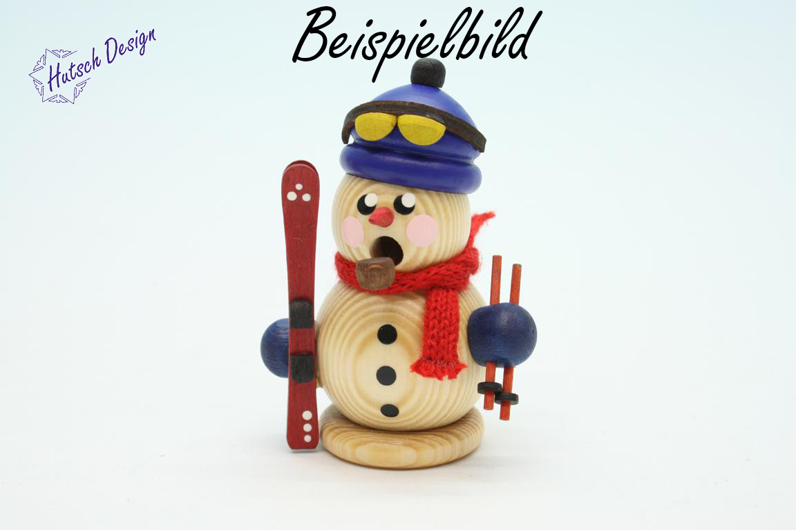 Bastelsatz Skifahrer Räuchermännchen 8 cm