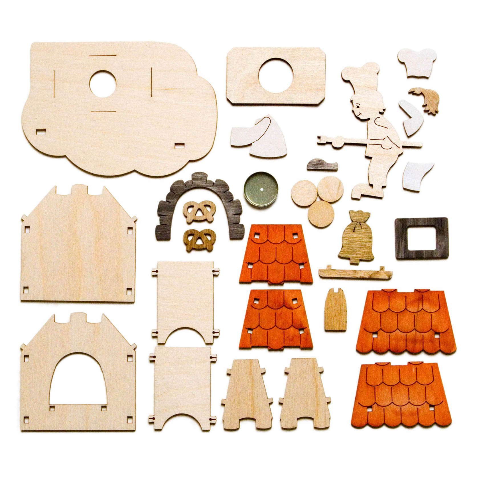 Bastelset Räucherkerzenbackofen 12cm