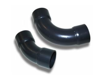 PVC Bogen 15° 90 mm