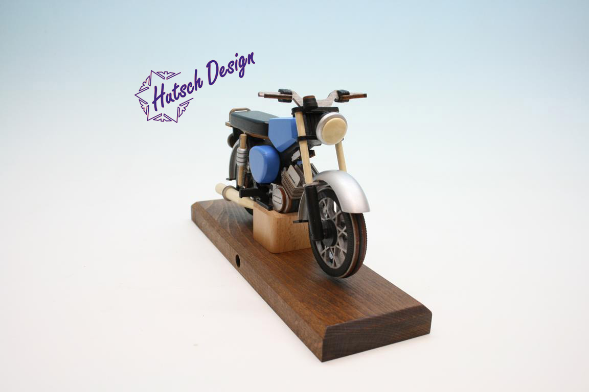 blaue S51 Räuchermoped  Simson  28x8x14,5cm