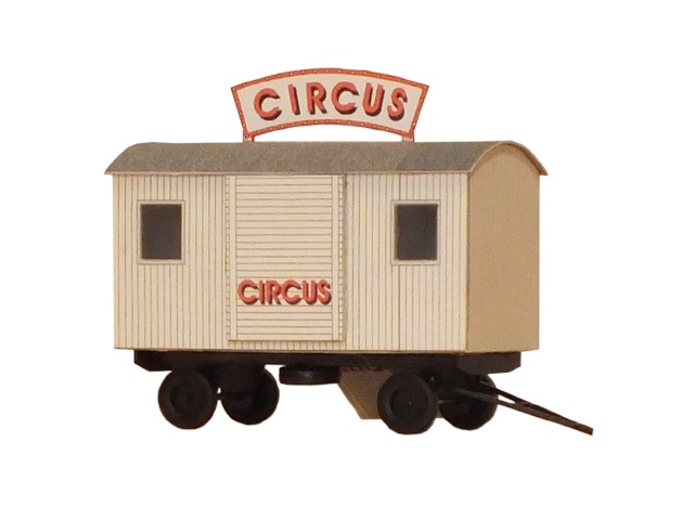 10-13-3-H0  - Circuswagen - Kassenwagen