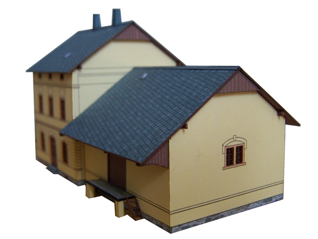 02-01-1-TT - Bahnhof Walthersdorf - Hauptgebäude