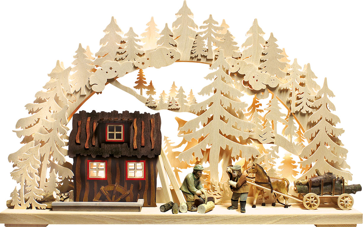 3D-Schwibbogen mgr., Sägemühle