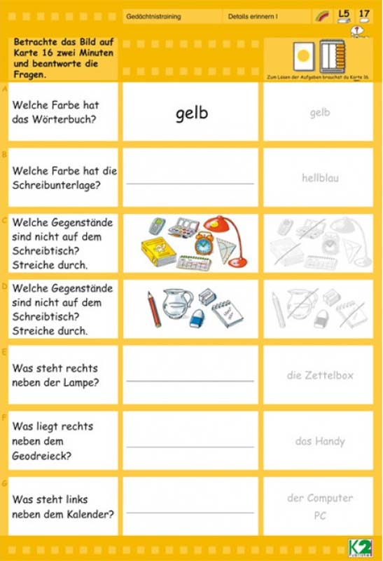 Max Lernkartenset Gedächtnistraining