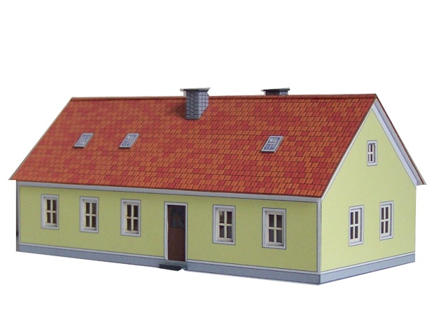 112-02-1 - 1-geschossiges Wohnhaus mit gelben Putz