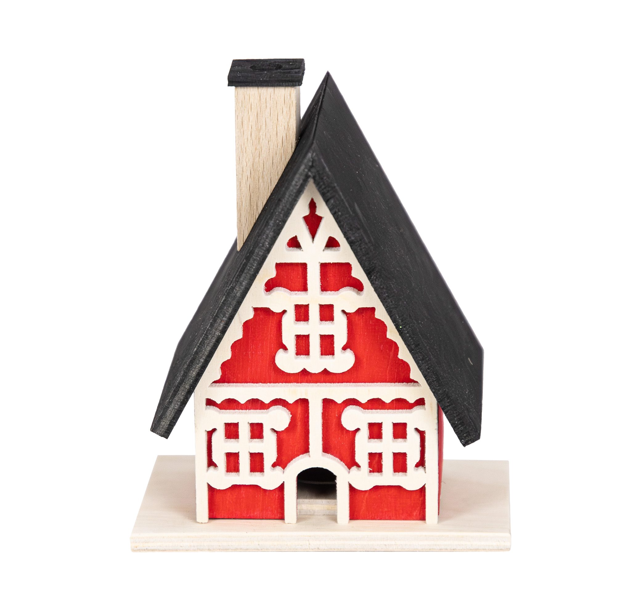 Räucherhaus rot