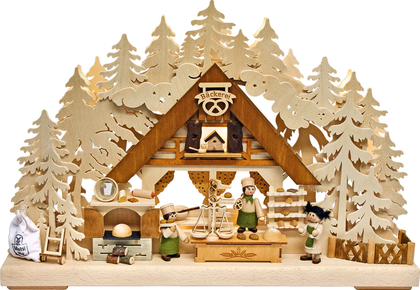 3D-Schwibbogen klein, Bäckerei