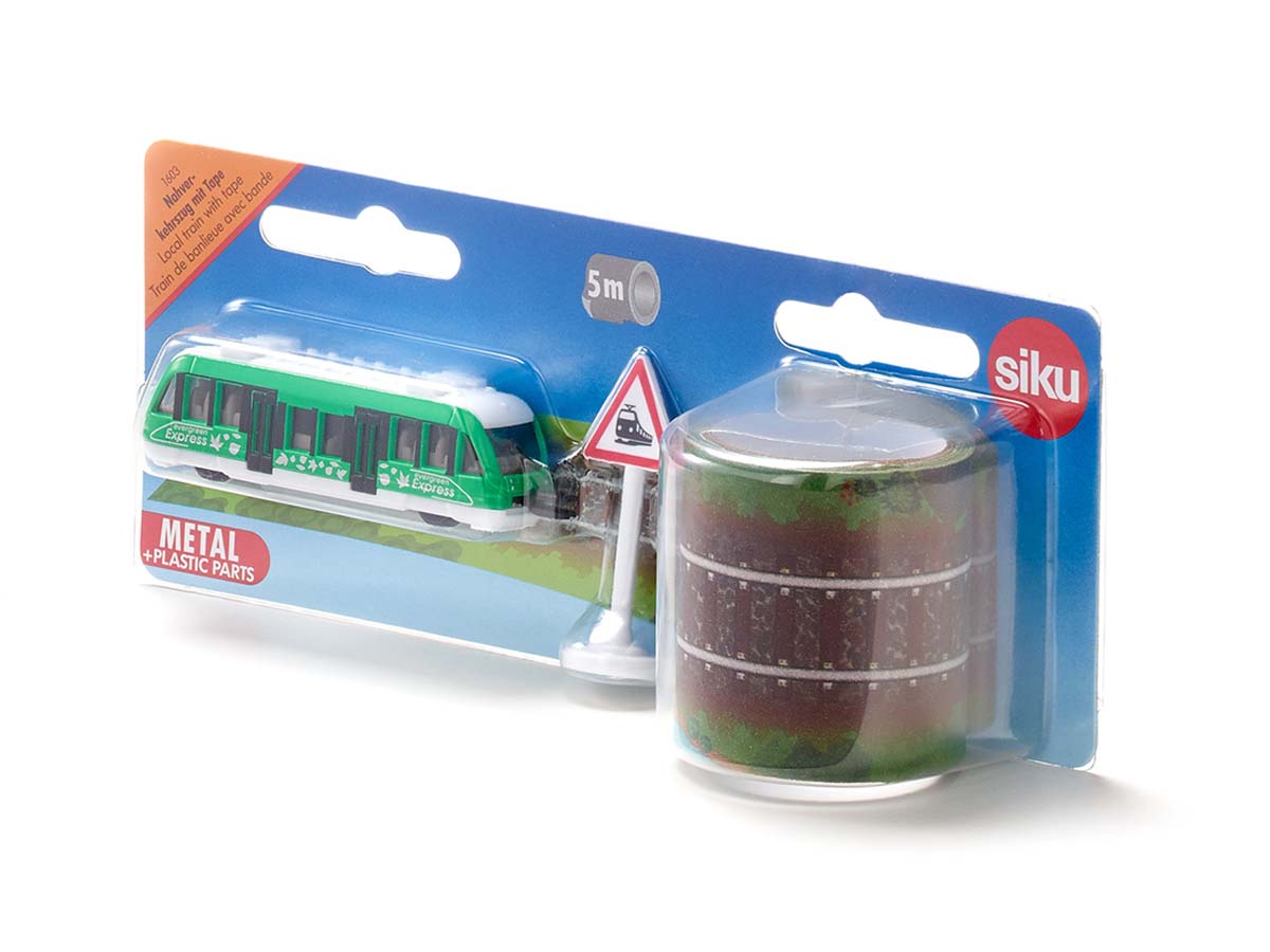 Nahverkehrszug mit Tape