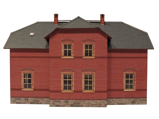 03-05-N - Sächsischer Einheitsbau  Eisenbahnerwohnhaus 1,5 Kli
