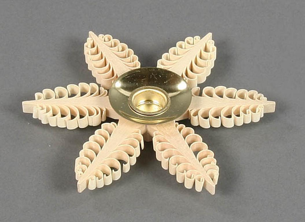Kerzenhalter Spanstern, für Kerze d14mm