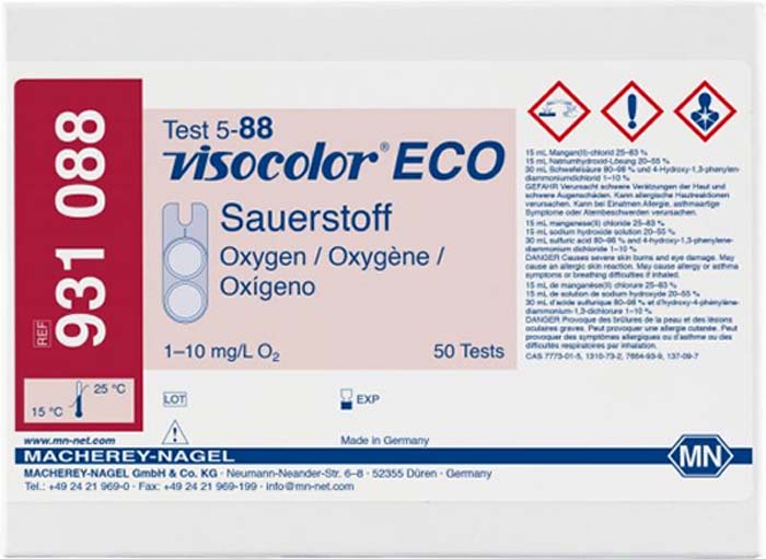 Kolorimetrischer Test VISOCOLOR ECO Sauerstoff