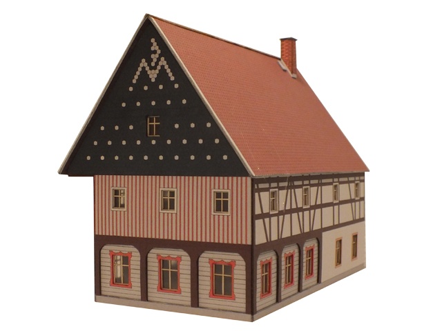 06-01-H0 - Umgebindehaus mit Balkon