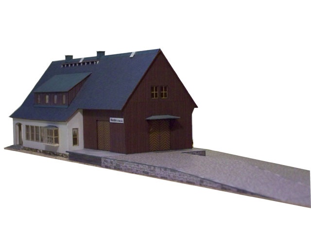 02-07-13-1-H0 - Bahnhof Bärenstein - Hauptgebäude