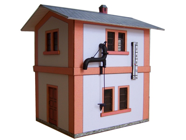 02-07-13-2-H0  - Bahnhof Bärenstein - Wasserhaus
