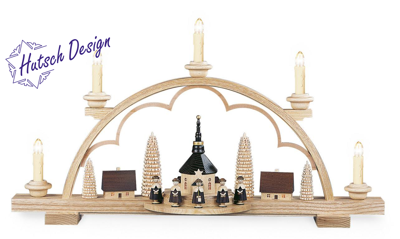 Schwibbogen Kurrende kl. Dorf