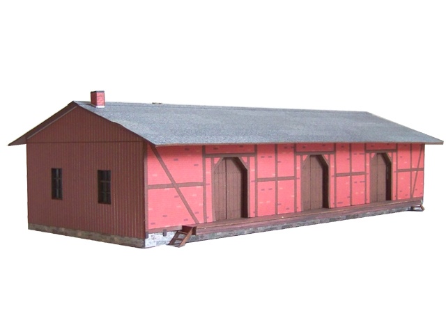 02-08-13-2-TT - Schönheide Mitte - Güterschuppen