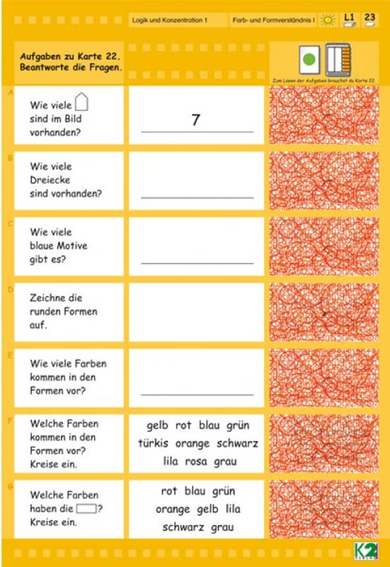 Max Lernkartenset Logik und Konzentration 1
