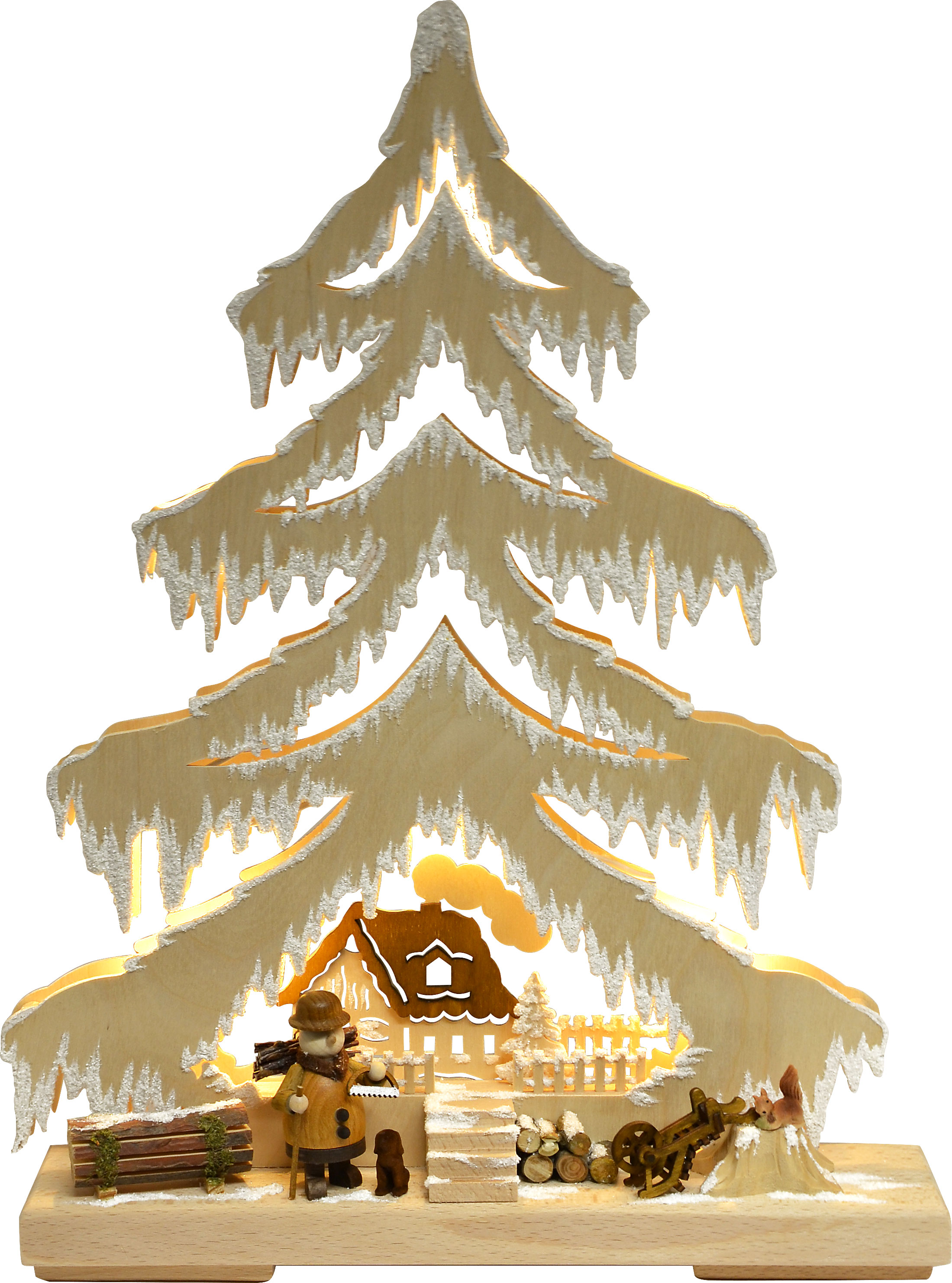 Tanne kl., Waldmanns Rückkehr, Raureif