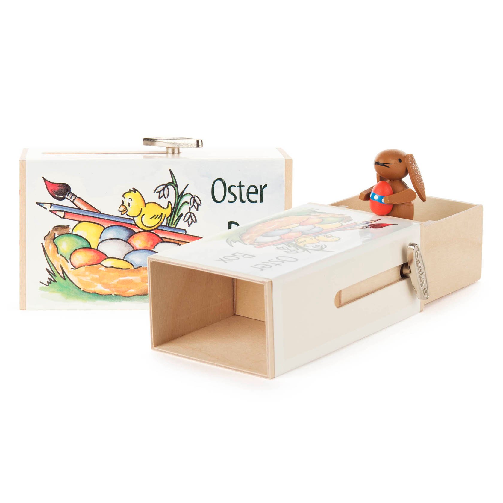 Schiebebox Oster-Box mit Hase Melodie: Osterparade 6cm