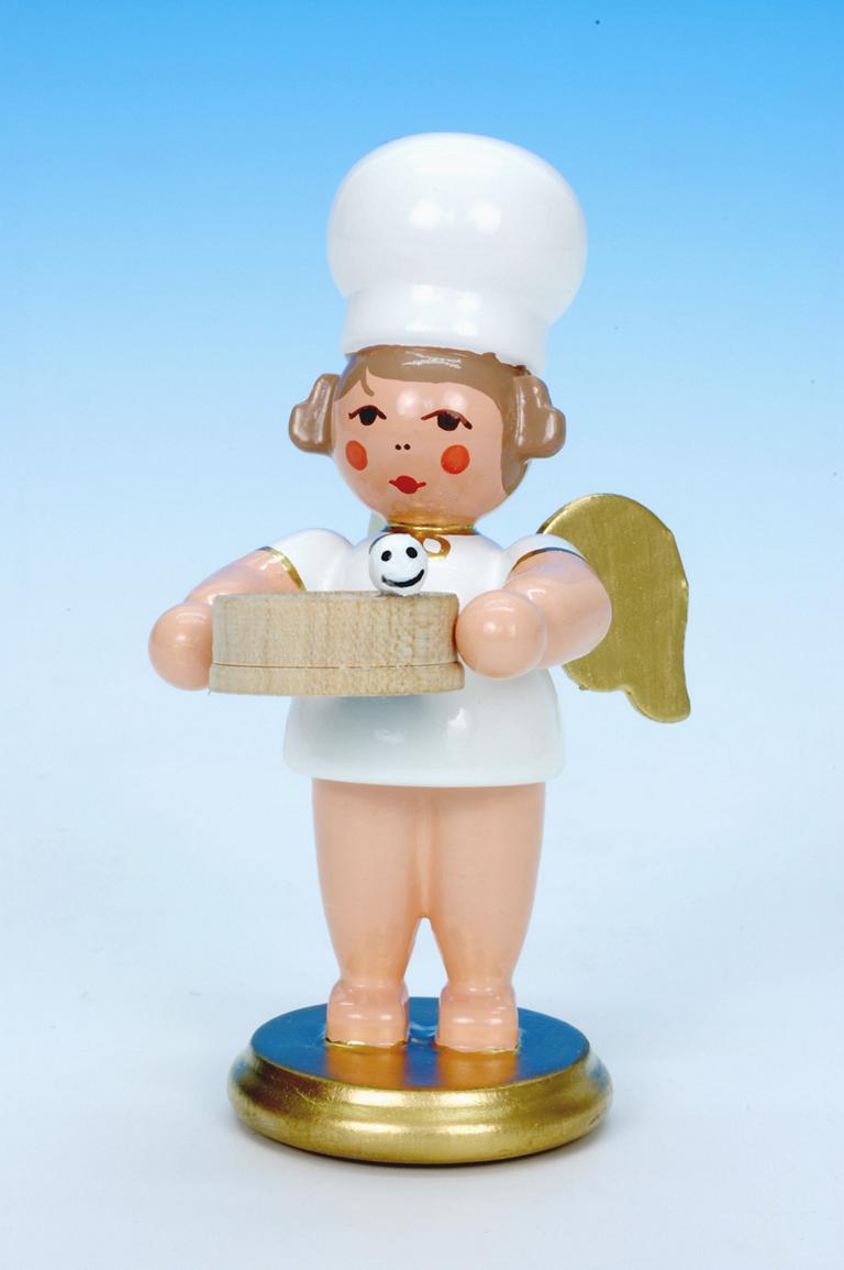 Bäckerengel mit Mehlsieb  7,5 cm