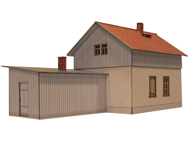 02-16-4-1-H0 - Bahnhof Spechtritz